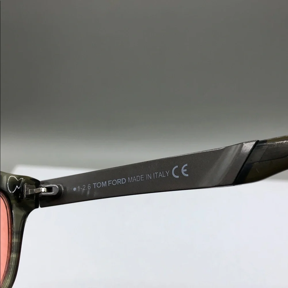 Tom Ford TF 5372 Eyeglasses 5372 098 Frame WIDE FIT 52-16-145 Olive Havana - Picture 9 of 12